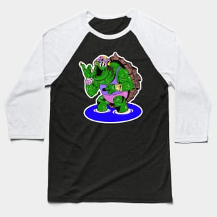 Macho Turtle Rippy Shellage Baseball T-Shirt